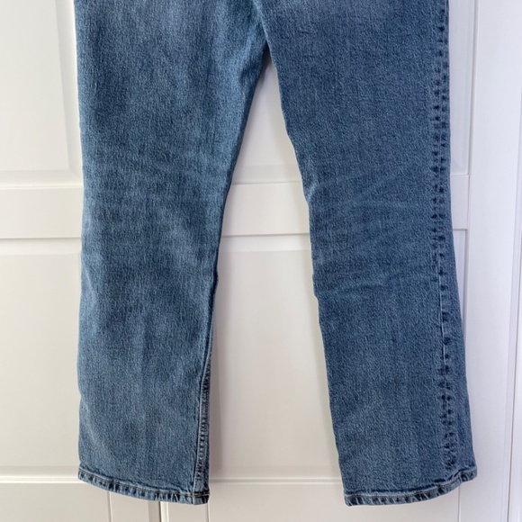 Zara High-Waisted Full Length Straight Leg Jeans - Size 29 (CA 8) - Picture 7 of 10